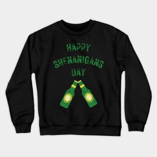 Shenanigans St Patricks Day | Happy Shenanigans Day Crewneck Sweatshirt